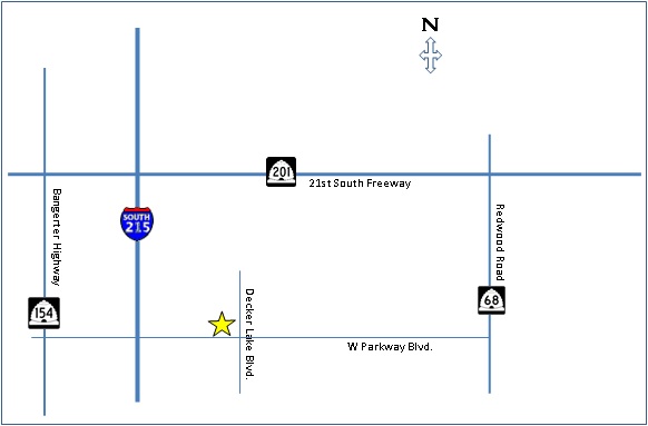 Map to Franklin Covey